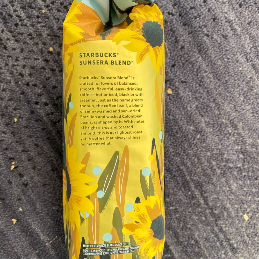 ⭐️Starbucks⭐️Sunsera Blend Blonde Roast Light 1 lb Bag - Picture 2 of 4